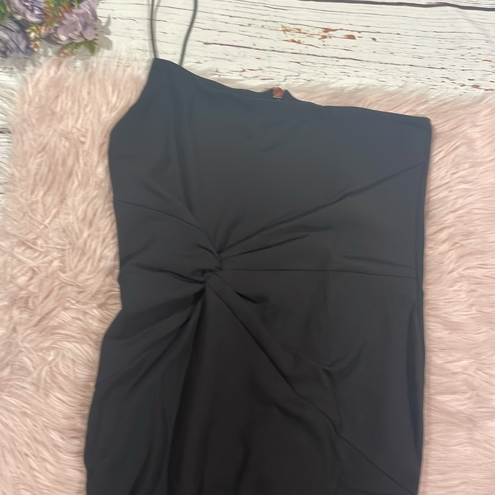 NWT Nookie Lust one shoulder midi dress black - Picture 5 of 10